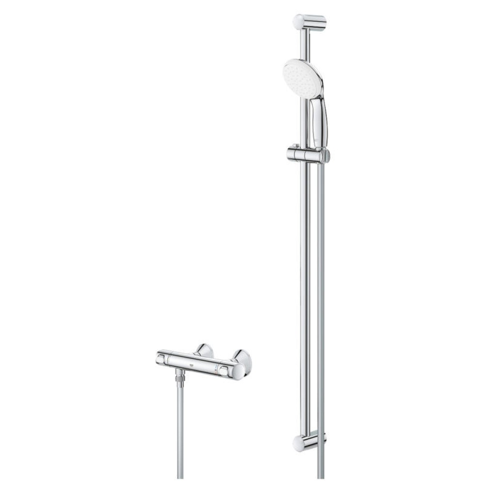 Комплект термостатен смесител и душ гарнитура Grohtherm 500 Grohe 34796000