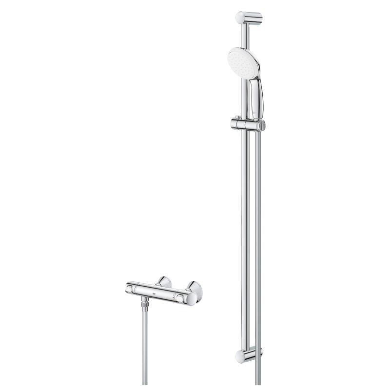 Комплект термостатен смесител и душ гарнитура Grohtherm 500 Grohe 34796000
