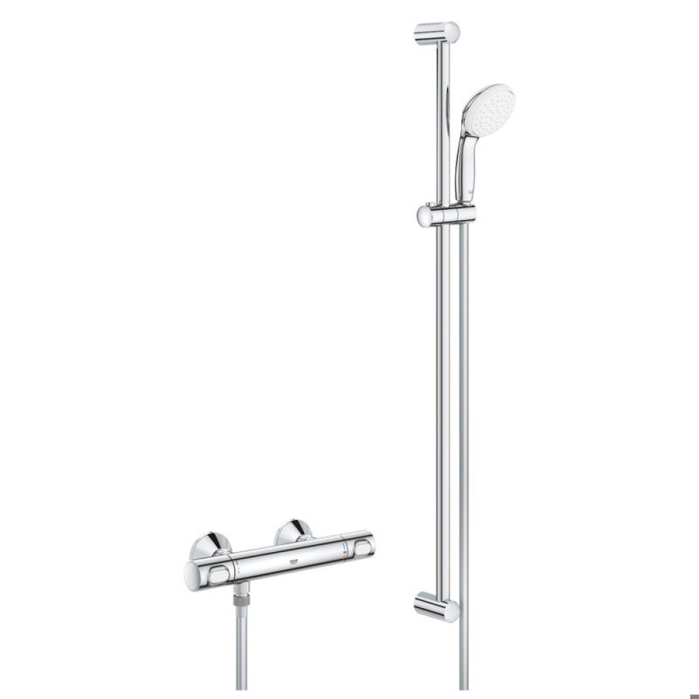 Комплект термостатен смесител и душ гарнитура Grohtherm 500 Grohe 34796000