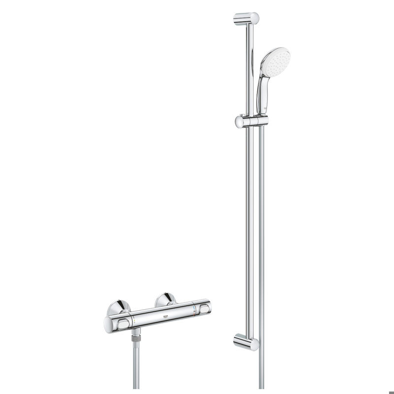 Комплект термостатен смесител и душ гарнитура Grohtherm 500 Grohe 34796000