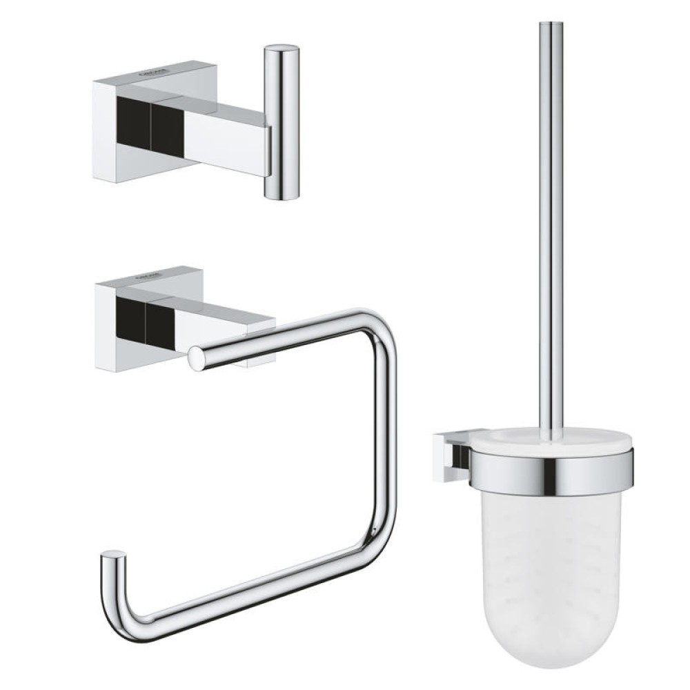 Комплект аксесоари за баня,3в1  Grohe Essentials Cube 40 757 001
