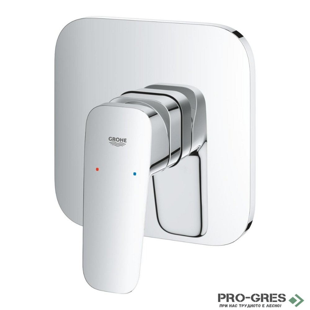 Смесител за душ, за вграждане, Cubeo, Grohe 10 177 70000