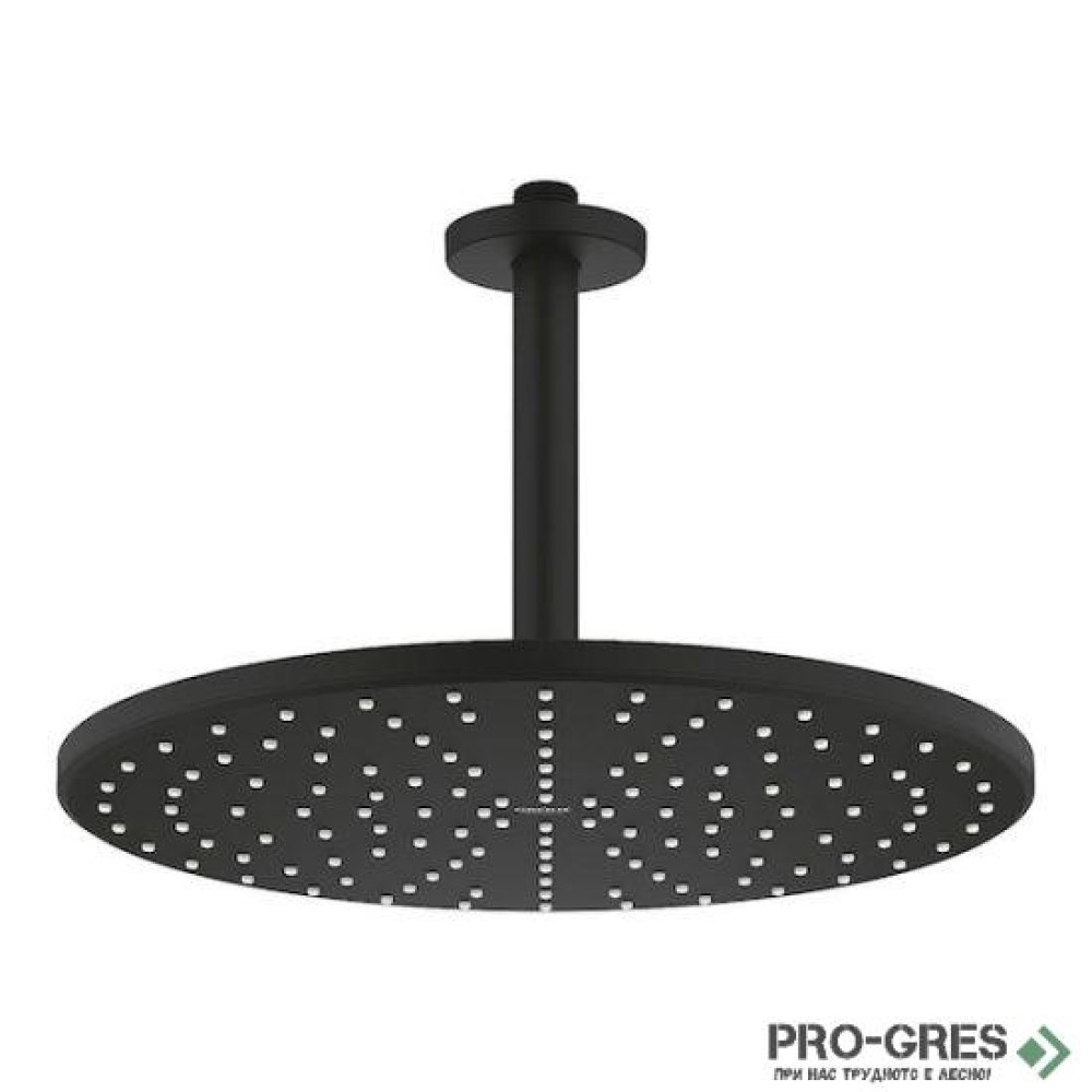 Душ пита с рамо за тавана, черен мат, Rainshower Mono 310, Grohe 22122KF0