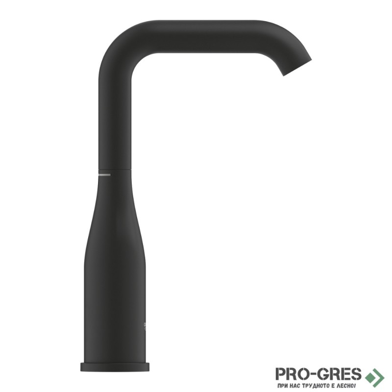 Смесител за умивалник, L-размер, черен мат, Essence, Grohe 24177KF1