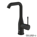 Смесител за умивалник, L-размер, черен мат, Essence, Grohe 24177KF1