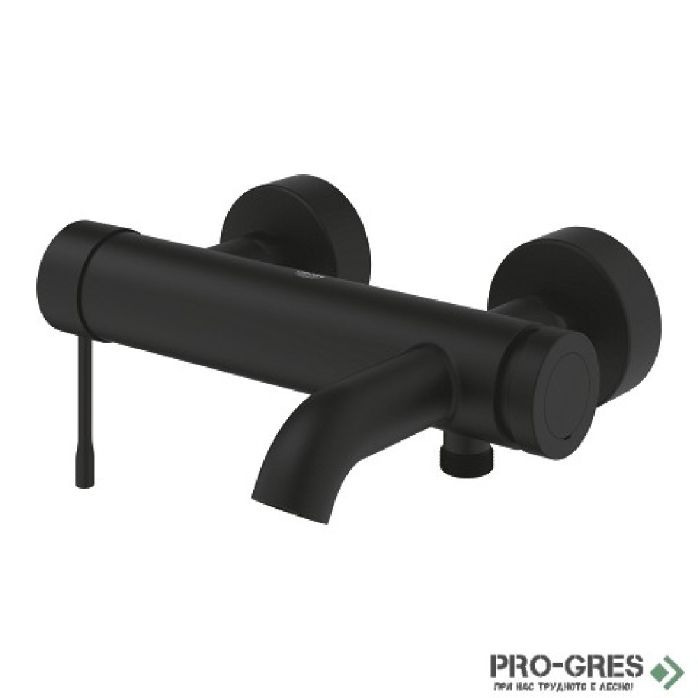 Смесител за вана/душ 1/2″, черен мат, Essence, Grohe 225250KF1