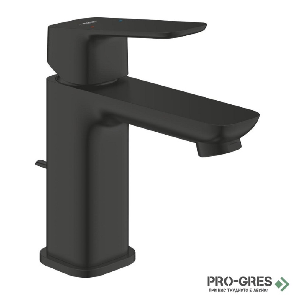 Смесител за мивка, черен мат, S-размер, Cubeo, Grohe 1016942430