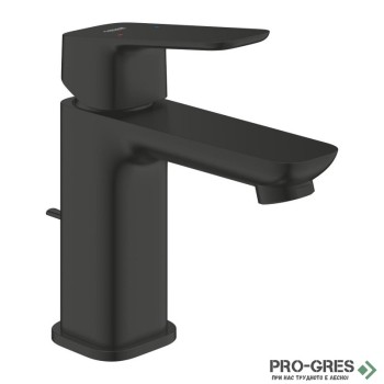 Смесител за мивка, черен мат, S-размер, Cubeo, Grohe 1016942430