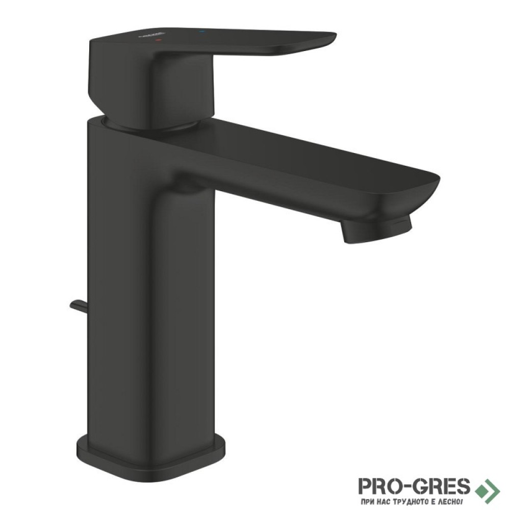 Смесител за мивка, черен мат, M-размер, Cubeo, Grohe 1017492430