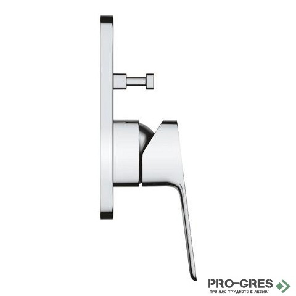Смесител за душ, 2-степенен, Едноръкохватков, Cubeo, Grohe 10 177 80000