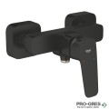 Смесител за душ, стенен, черен мат, Cubeo, Grohe 1018242430
