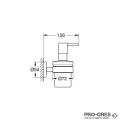 Дозатор за течен сапун, с държач, Essentials, Grohe 1022572430