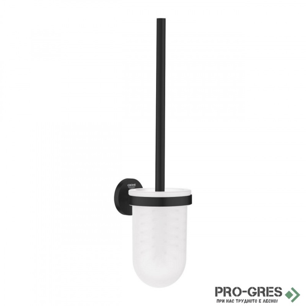 Тоалетна четка, черен мат, Essentials, Grohe 1024682430