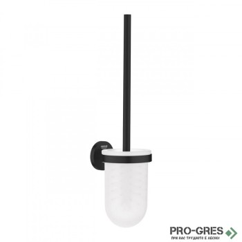 Тоалетна четка, черен мат, Essentials, Grohe 1024682430