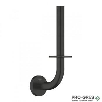 Поставка за резервна тоалетна хартия, черен мат, Essentials, Grohe 1024692430