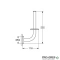Поставка за резервна тоалетна хартия, черен мат, Essentials, Grohe 1024692430