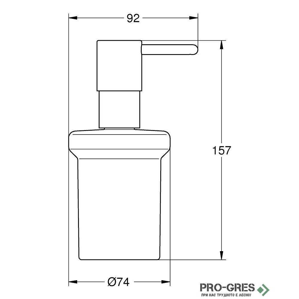 Дозатор за течен сапун,Super Steel Essentials, Grohe 40394DC1