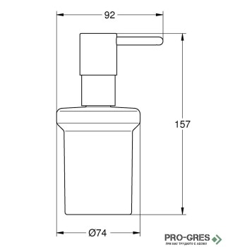Дозатор за течен сапун,SuperSteel Essentials, Grohe 40394DC1