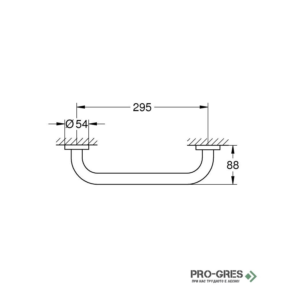 Държач за вана, Essentials, Grohe 1024712430