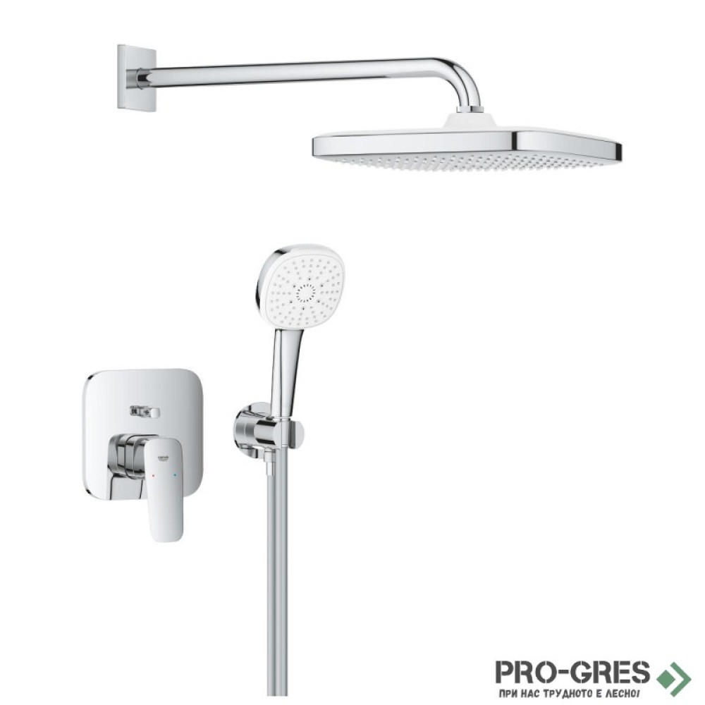 Душ гарнитура за вграждане, Cubeo, Grohe 10 533 60000