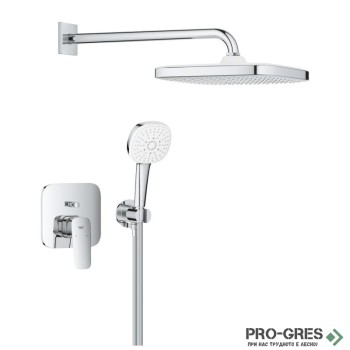 Душ гарнитура за вграждане, Cubeo, Grohe 10 533 60000