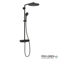 Термостатна душ система, Phantom Black, Euphoria SmartControl System 310 Duo, Grohe 22120KF0