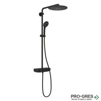 Термостатна душ система, Phantom Black, Euphoria SmartControl System 310 Duo, Grohe 22120KF0