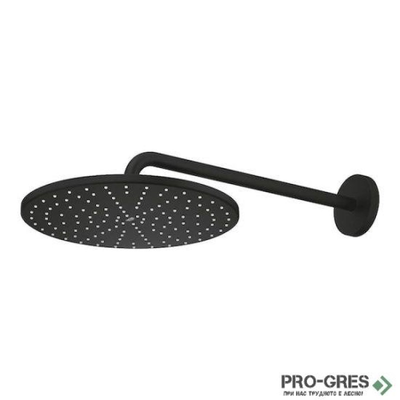Душ пита и рамо 422мм, черен мат, Rainshower Mono 310, Grohe 22121KF0