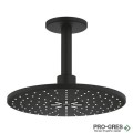 Душ пита с 2 струи, черен мат, Rainshower SmartActive 310, Grohe 22124KF0