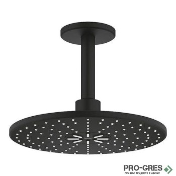 Душ пита с 2 струи, черен мат, Rainshower SmartActive 310, Grohe 22124KF0