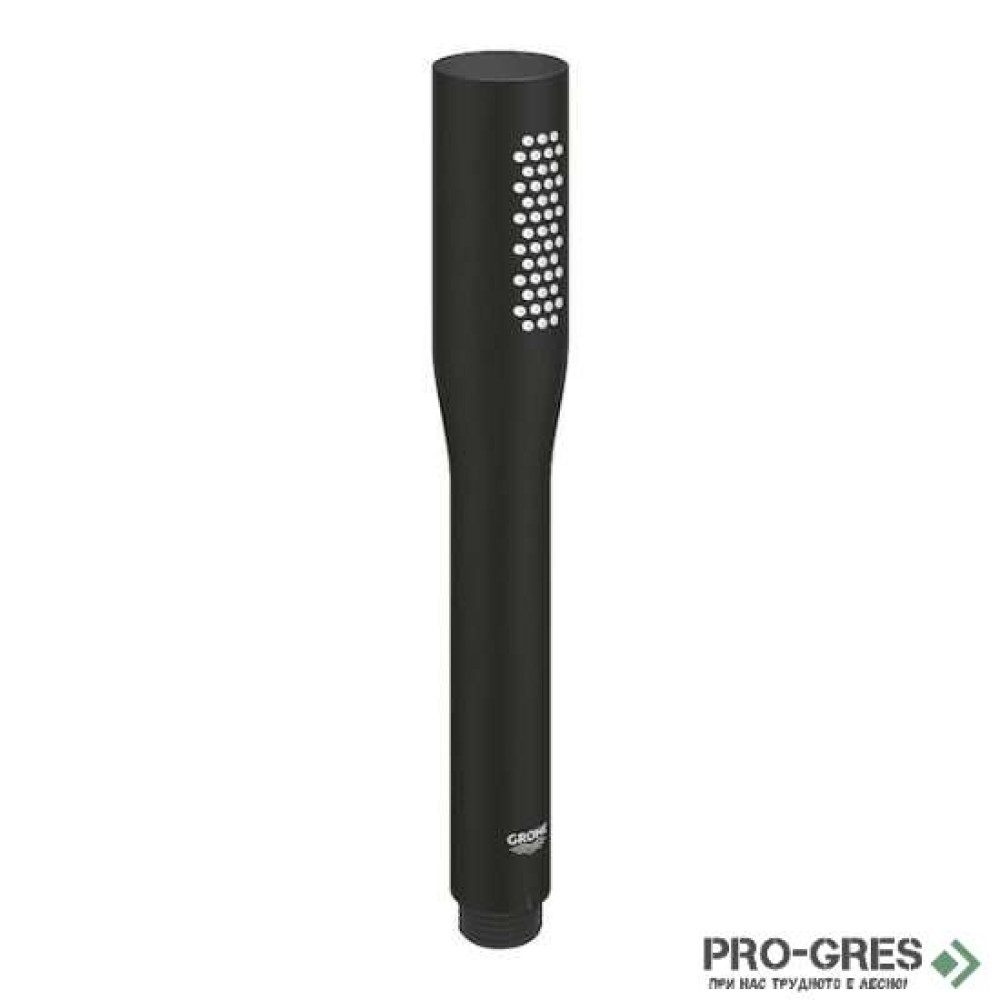Ръчен душ с 1 струя, черен мат, Euphoria Cosmopolitan Stick, Grohe 22126KF