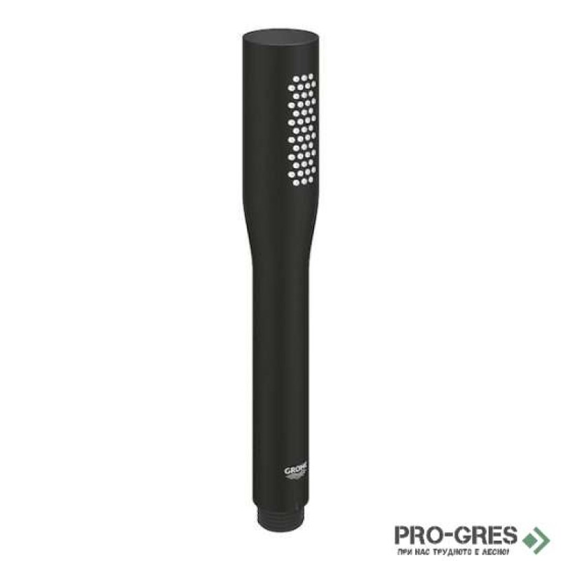 Ръчен душ с 1 струя, черен мат, Euphoria Cosmopolitan Stick, Grohe 22126KF