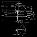 Смесител за мивка, М-размер хром, Eurosmart Cosmopolitan Grohe 23 325 000
