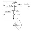 Смесител за мивка ХL-размер ,хром,Eurosmart Grohe 23 971 003
