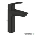 Смесител за умивалник, с изпразнител, черен мат, M-размер, Eurosmart, Grohe 233222433