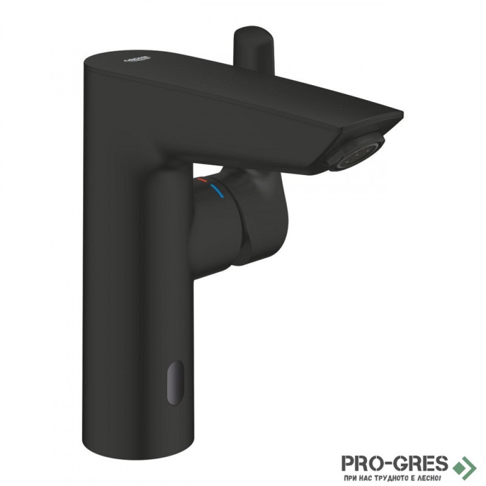 Смесител за умивалник, сензорен, черен мат, 6V Eurosmart, Grohe 239752433