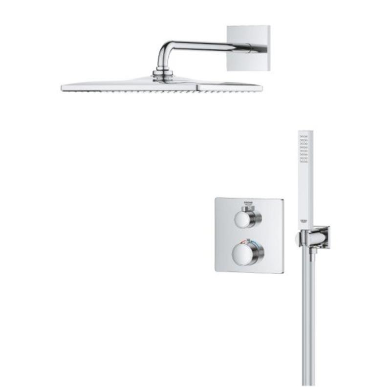Kомплект термостатен душ за вграждане, хром EUPHORIA Grohe 24 079 000