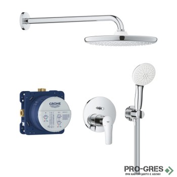 Душ комплект за вграждане, Еurosmart + Tempesta 250, Grohe 25288000