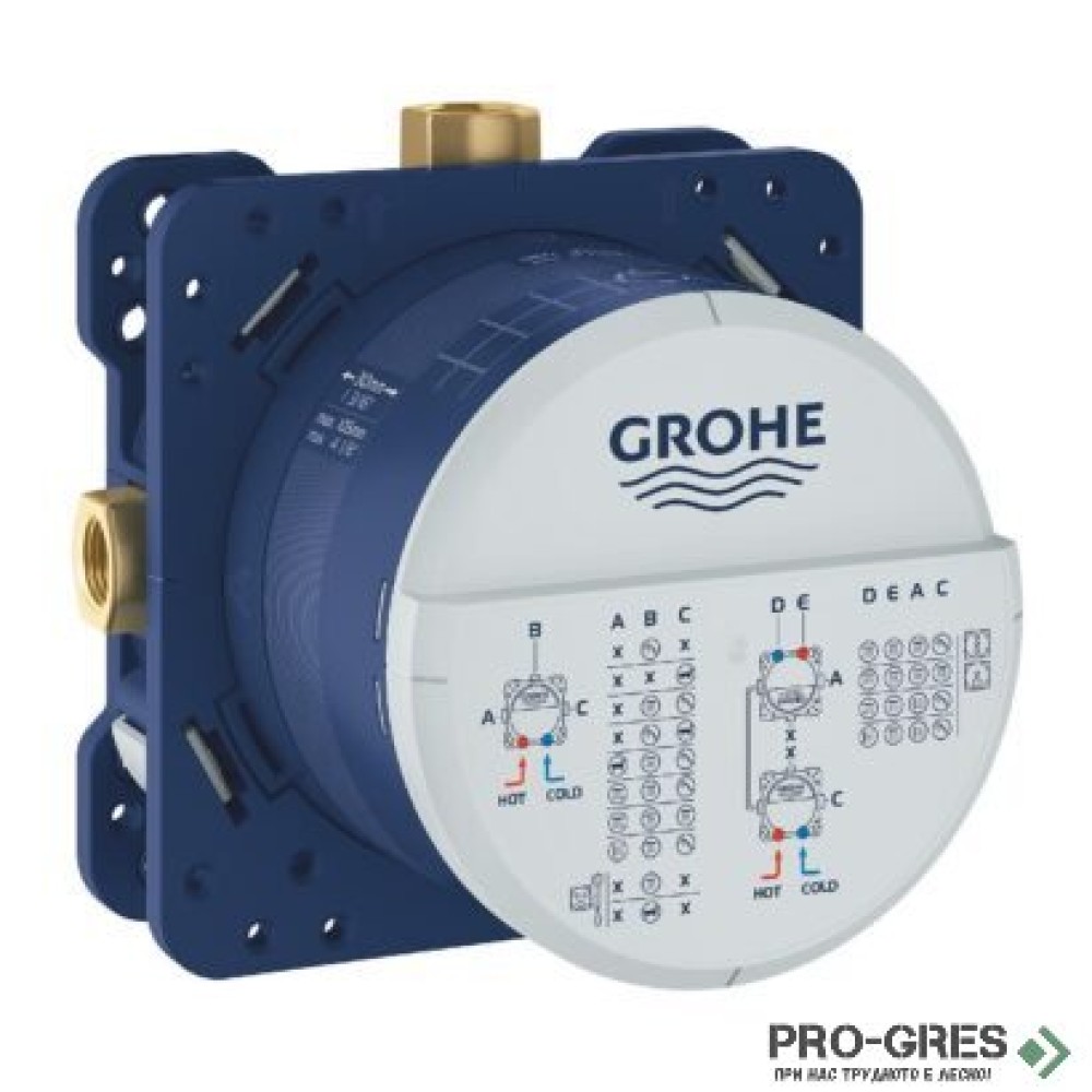 Душ комплект за вграждане Tempesta Cube 250 Eurocube, Grohe 25 289 000