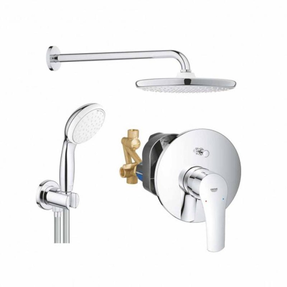 Комплект смесител за вграждане, душ пита 250мм, хром EUROSMART/TEMPESTA Grohe 26 668 000