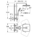 Термостатна душ система TEMPESTA COSMOPOLITAN GROHE 26689000