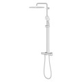 ЕДНОРЪКОХВАТКОВА ДУШ СИСТЕМА СЪС СМЕСИТЕЛ TEMPESTA COSMOPOLITAN SYSTEM 250 CUBE GROHE 26692000