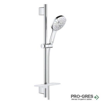 Душ гарнитура с тръбно окачване, Rainshower SmartActive 130, Grohe 26 575 000