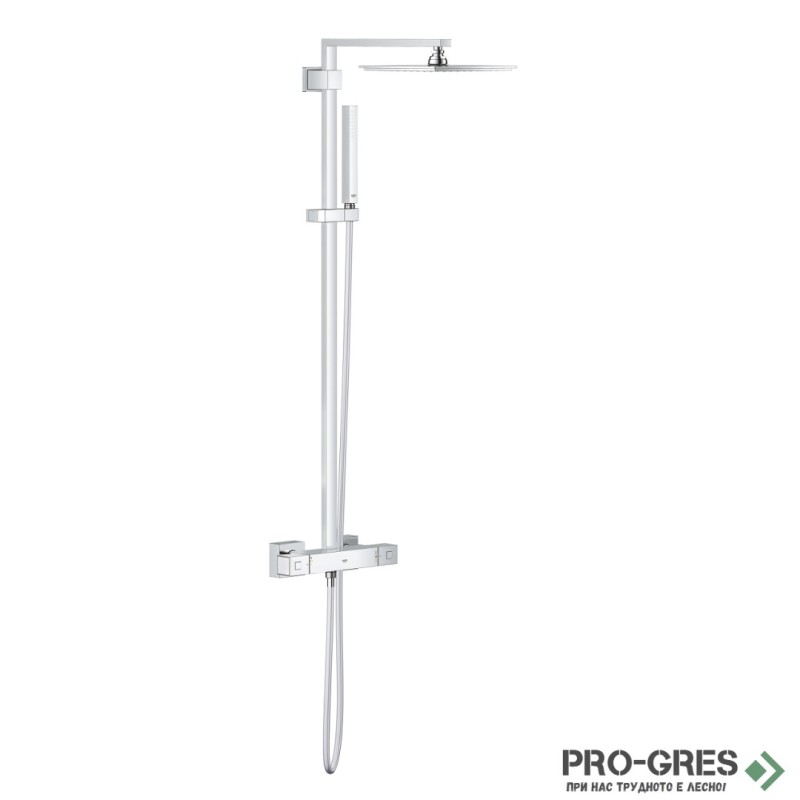 Термостатна душ система, Euphoria Cube System 230, Grohe 26 608 000