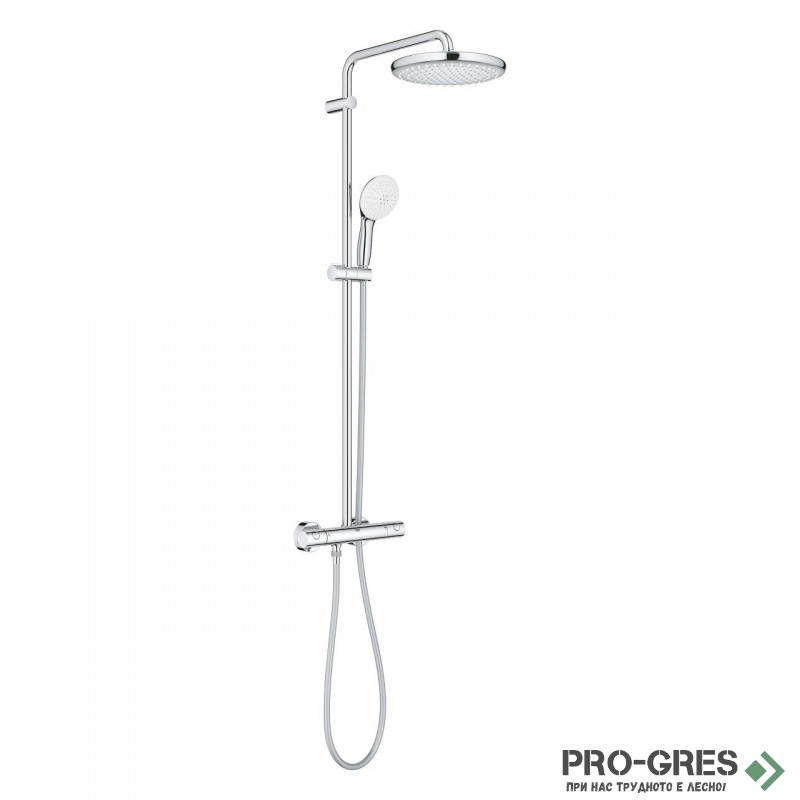 Термостатна душ система, New Tempesta Cosmopolitan 250, Grohe 26 670 001