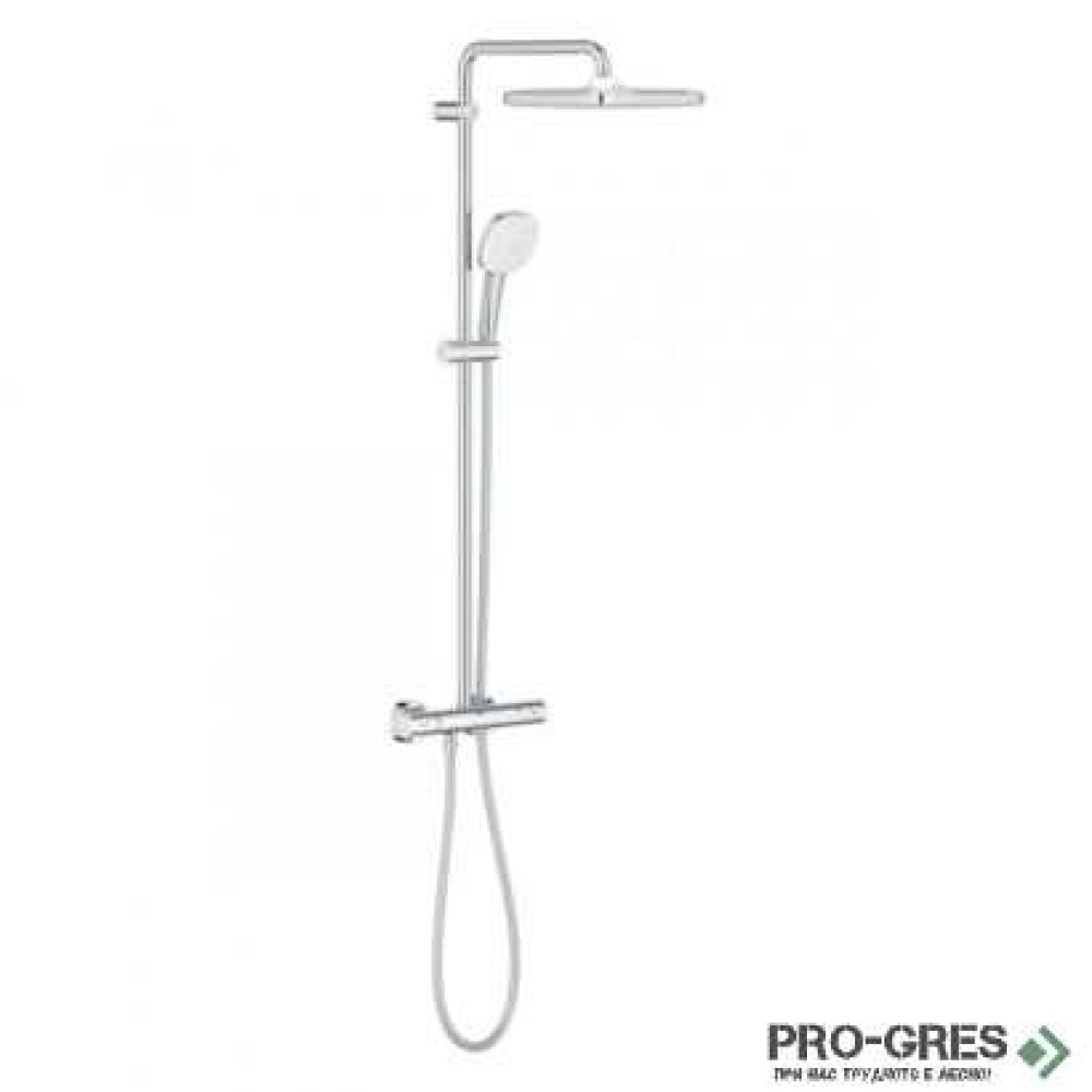 Термостатна душ система, New Tempesta Cosmopolitan 250, Grohe 26 689 001