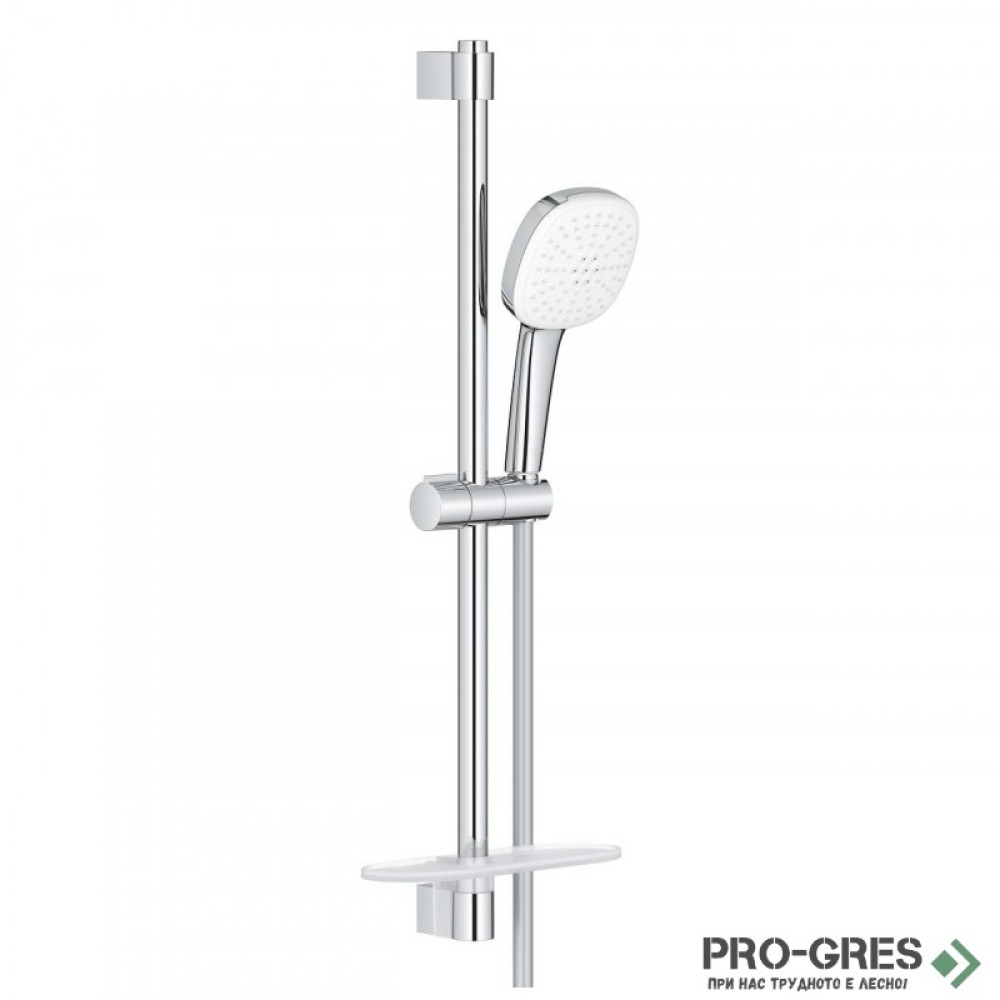 Тръбно окачване със сапунерка, 60см, Tempesta Cube 110, Grohe 26 907 003