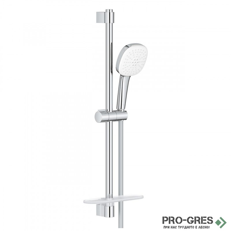 Тръбно окачване със сапунерка, 60см, Tempesta Cube 110, Grohe 26 907 003