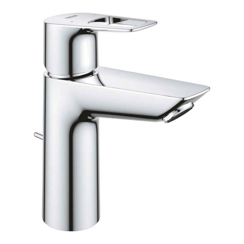Смесител за вана/душ, тръбно окачване и смесител за мивка, хром GROHE BAULOOP 23602001/27853001/23762001