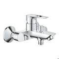 Смесител за вана/душ, тръбно окачване и смесител за мивка, хром GROHE BAULOOP 23602001/27853001/23762001